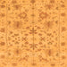 Square Oriental Orange Traditional Rug, abs1656org