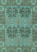 Abstract Light Blue Modern Rug, abs1657lblu