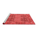 Modern Red Washable Rugs