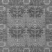 Square Abstract Gray Modern Rug, abs1657gry