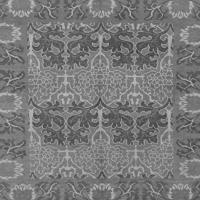 Square Machine Washable Abstract Gray Modern Rug, wshabs1657gry