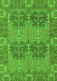 Abstract Green Modern Rug, abs1657grn