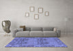 Machine Washable Abstract Blue Modern Rug in a Living Room, wshabs1657blu