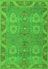 Oriental Green Traditional Rug, abs1658grn