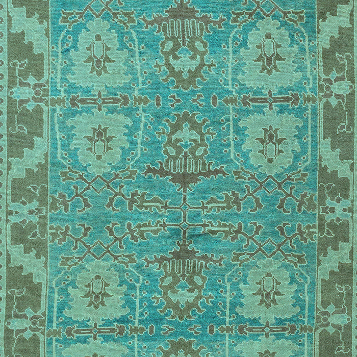 Oriental Light Blue Traditional Rug, abs1658lblu