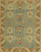 Machine Washable Abstract Brass Green Rug, wshabs1658