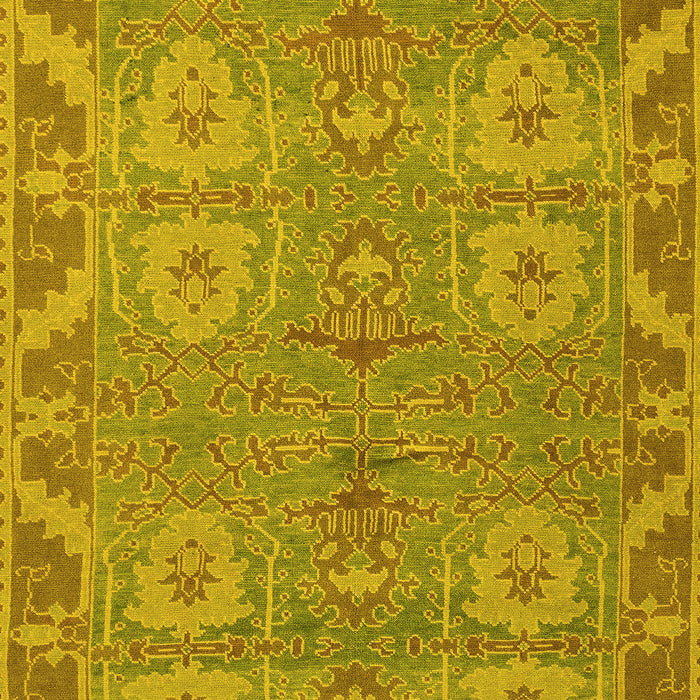 Oriental Yellow Traditional Rug, abs1658yw
