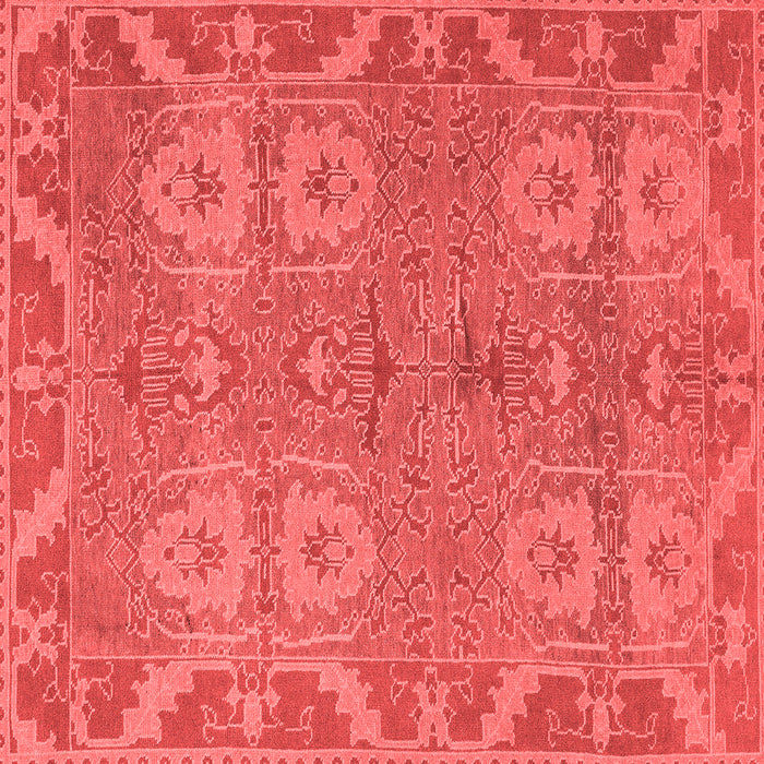 Machine Washable Oriental Red Traditional Rug, wshabs1658red