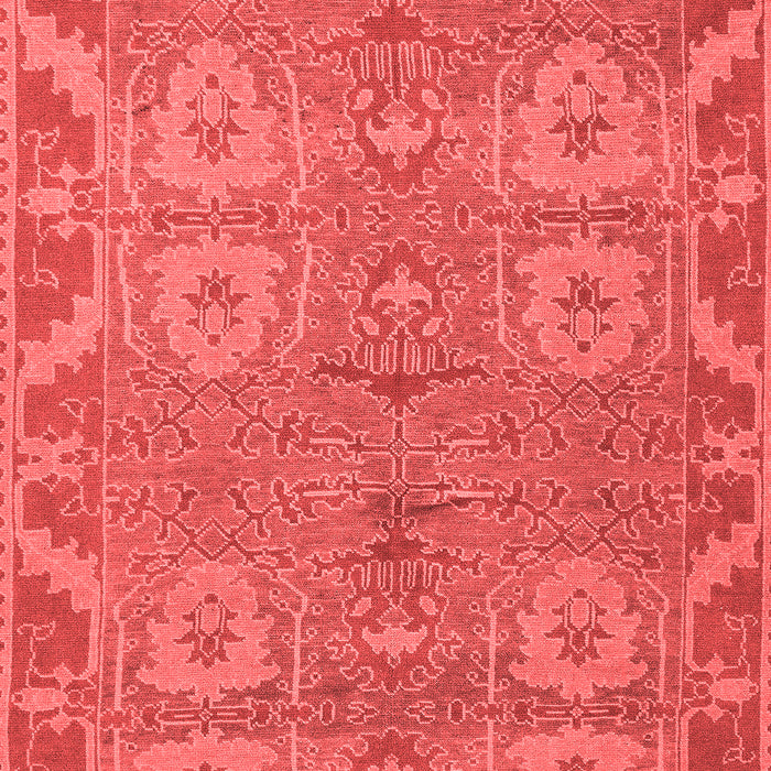Machine Washable Oriental Red Traditional Rug, wshabs1658red