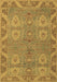 Machine Washable Oriental Brown Traditional Rug, wshabs1658brn