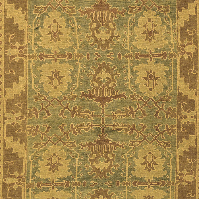Machine Washable Oriental Brown Traditional Rug, wshabs1658brn