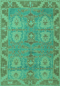 Oriental Turquoise Traditional Rug, abs1658turq