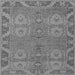 Square Oriental Gray Traditional Rug, abs1658gry