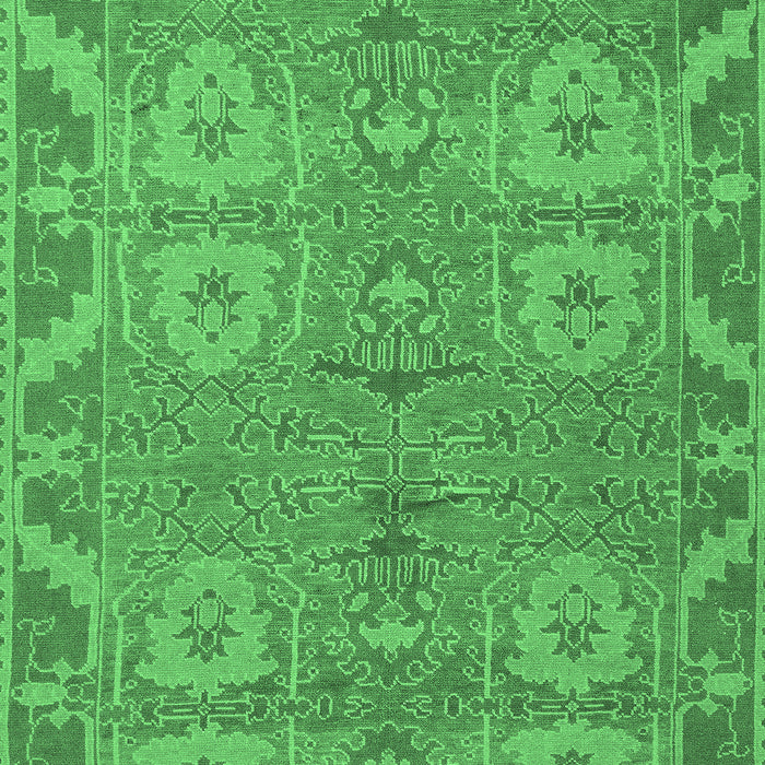 Oriental Emerald Green Traditional Rug, abs1658emgrn