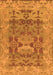 Machine Washable Oriental Orange Traditional Area Rugs, wshabs1659org