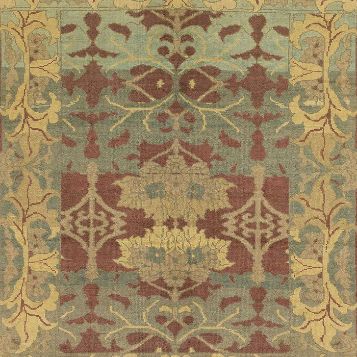 Machine Washable Abstract Light Brown Rug, wshabs1659