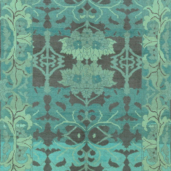 Oriental Light Blue Traditional Rug, abs1659lblu