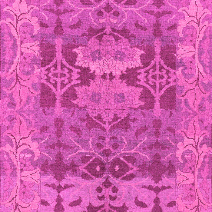 Machine Washable Oriental Pink Traditional Rug, wshabs1659pnk