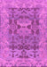 Machine Washable Oriental Purple Traditional Area Rugs, wshabs1659pur