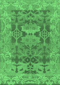 Oriental Emerald Green Traditional Rug, abs1659emgrn