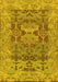 Oriental Yellow Traditional Rug, abs1659yw