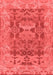 Oriental Red Traditional Area Rugs