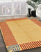 Abstract Orange Modern Rug in Family Room, abs165