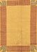 Abstract Brown Modern Rug, abs165brn