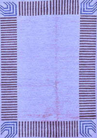 Abstract Blue Modern Rug, abs165blu