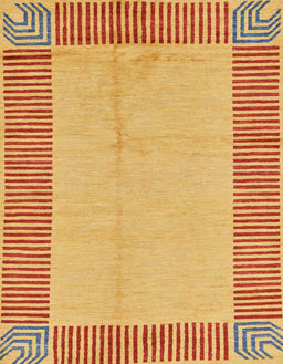 Abstract Orange Modern Rug, abs165