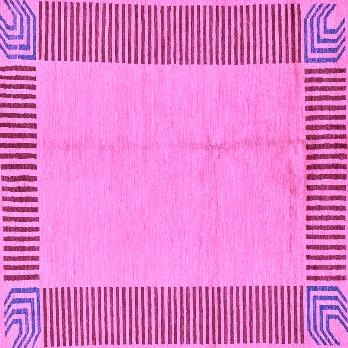Square Abstract Purple Modern Rug, abs165pur