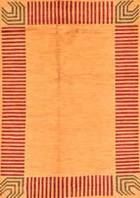 Abstract Orange Modern Rug, abs165org