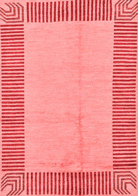 Abstract Red Modern Rug, abs165red