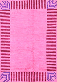 Abstract Pink Modern Rug, abs165pnk