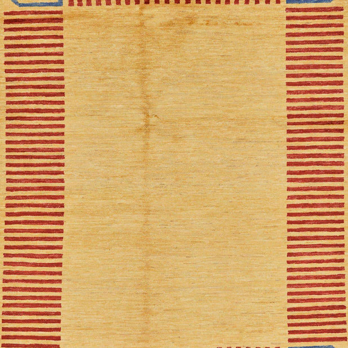 Machine Washable Abstract Orange Rug, wshabs165