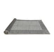 Sideview of Abstract Gray Modern Rug, abs165gry