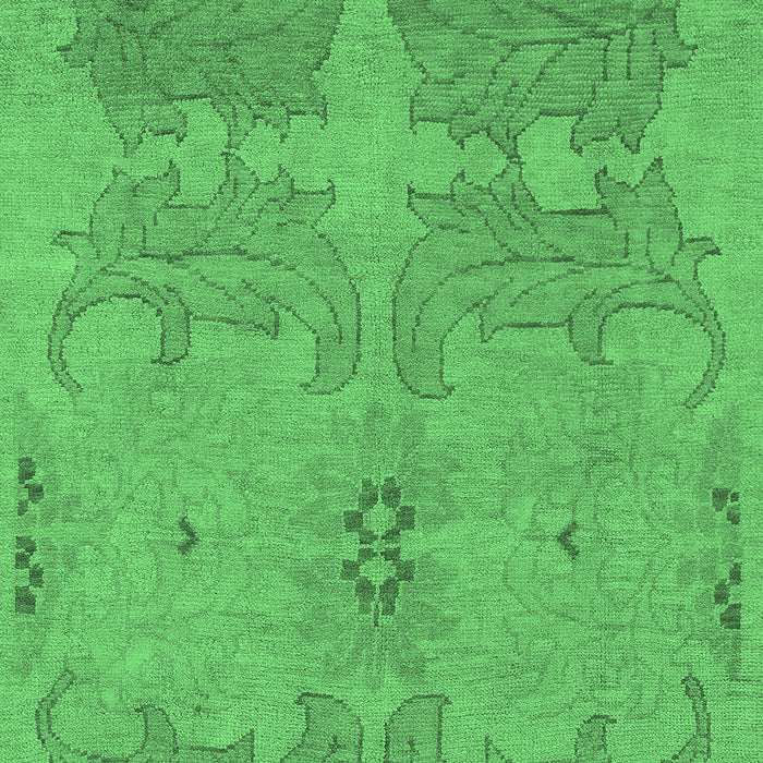 Machine Washable Abstract Emerald Green Modern Area Rugs, wshabs1660emgrn