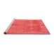 Modern Red Washable Rugs