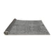 Sideview of Abstract Gray Modern Rug, abs1660gry