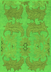 Abstract Green Modern Rug, abs1660grn