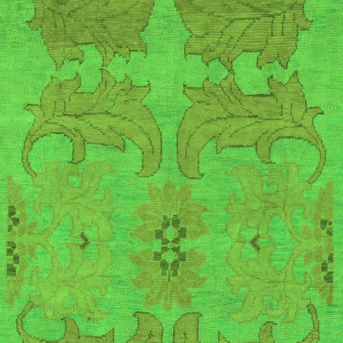 Machine Washable Abstract Green Modern Area Rugs, wshabs1660grn