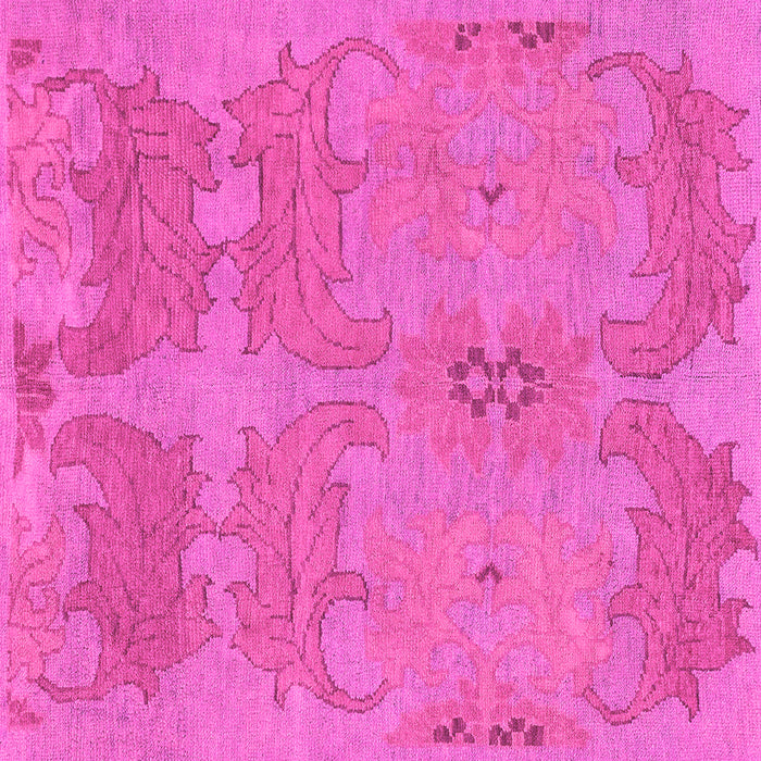 Square Abstract Pink Modern Rug, abs1660pnk
