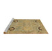 Sideview of Machine Washable Abstract Light Brown Rug, wshabs1661