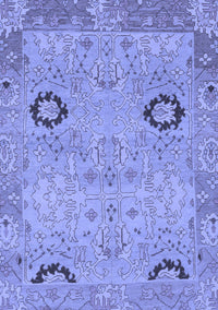 Oriental Blue Traditional Rug, abs1661blu