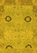 Oriental Yellow Traditional Rug, abs1661yw