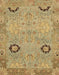 Abstract Light Brown Oriental Rug, abs1661