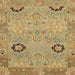 Square Machine Washable Abstract Light Brown Rug, wshabs1661