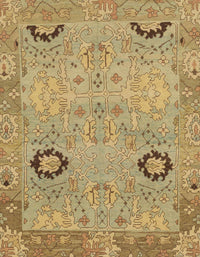 Machine Washable Abstract Light Brown Rug, wshabs1661