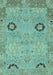 Oriental Light Blue Traditional Rug, abs1661lblu