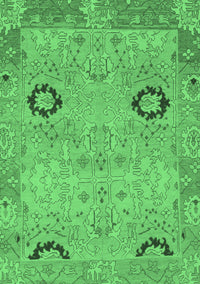 Oriental Emerald Green Traditional Rug, abs1661emgrn